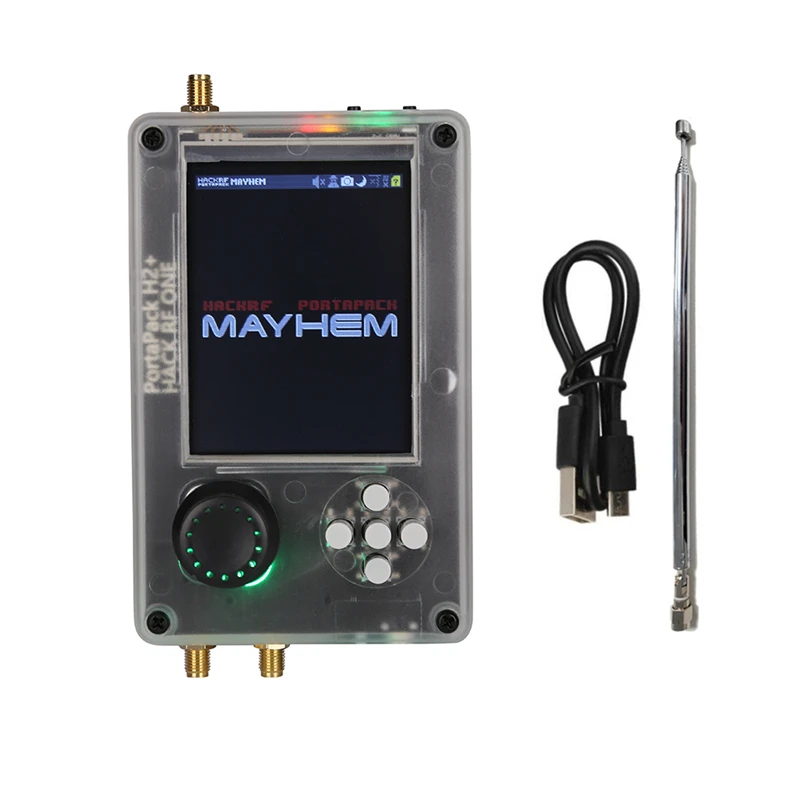 

Собранный PORTAPACK H2 + HACKRF ONE SDR + 0.5ppm TCXO + аккумулятор + сенсорный ЖК-дисплей 3,2 дюйма + чехол