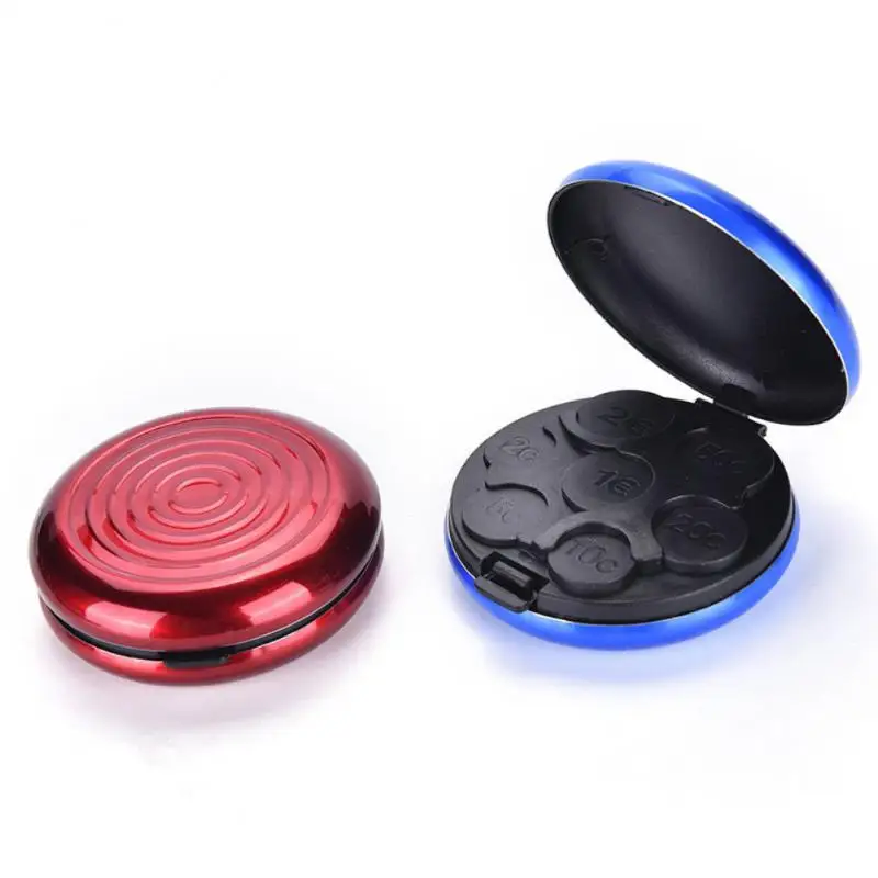 

Dollar Coin Dispenser Storage Coins Purse Wallet Holders Storage Box Aluminum Alloy Plastic Coins Purse Wallet Holders