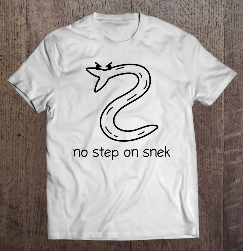 

Забавная Мужская футболка с надписью «No Step On Snek» и флагом гадсдена, футболки для мужчин, пустая футболка с рисунком манги, Графические футбо...