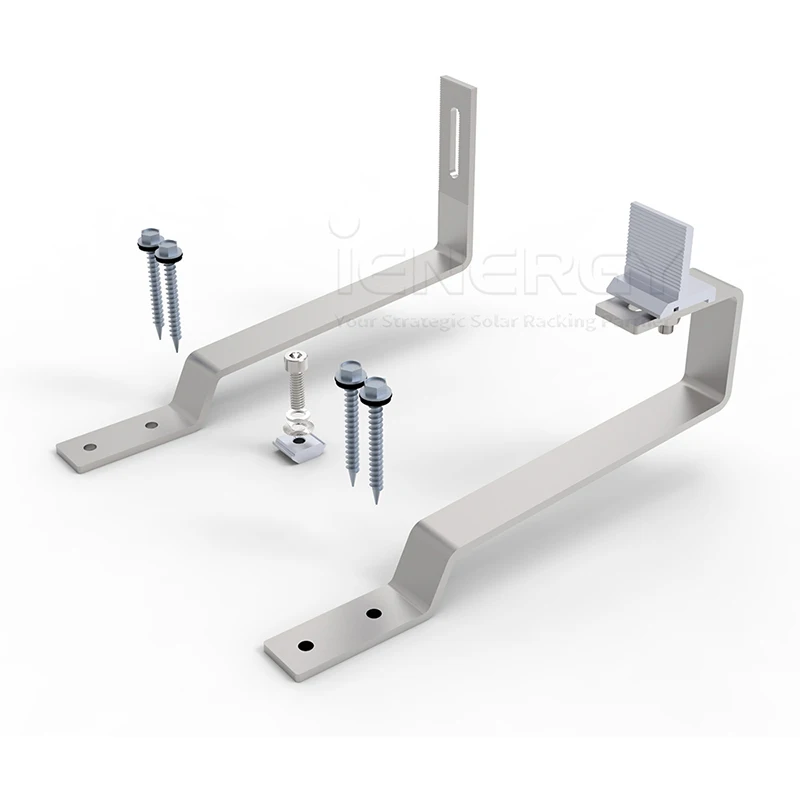 

Metal Hook Flat Roof Mount Kits 180de Hook For Solar Panel Installation Stainless Steel 304 Mounting Accessories Set New 2022