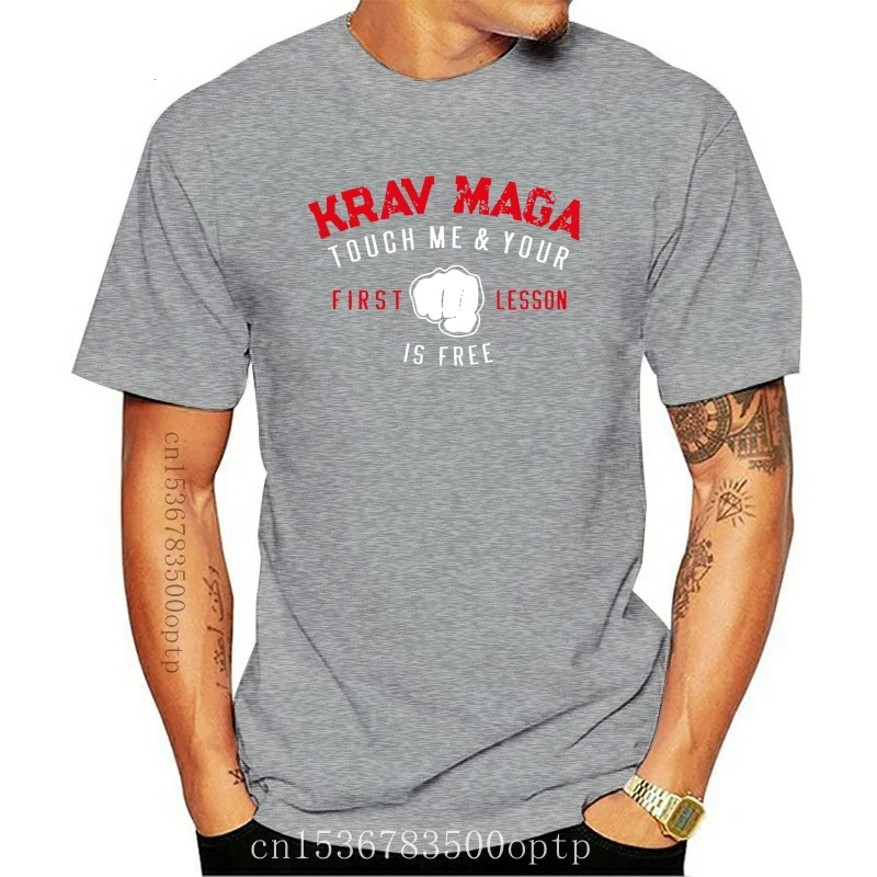 

Новинка krav maga kravmaga Израиль самооборона ММА футболка мужской дизайн 100% хлопок яркий трендовый Графический Забавный повседневный летний сти...