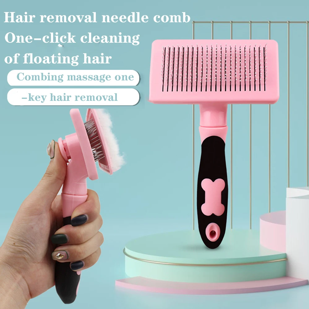 

New Cat Comb Dog Comb Cat Hair Brush Multi-purpose Pet Special Needle Comb Stainly Steel Light Weight Epilator Pet Grooming Tool