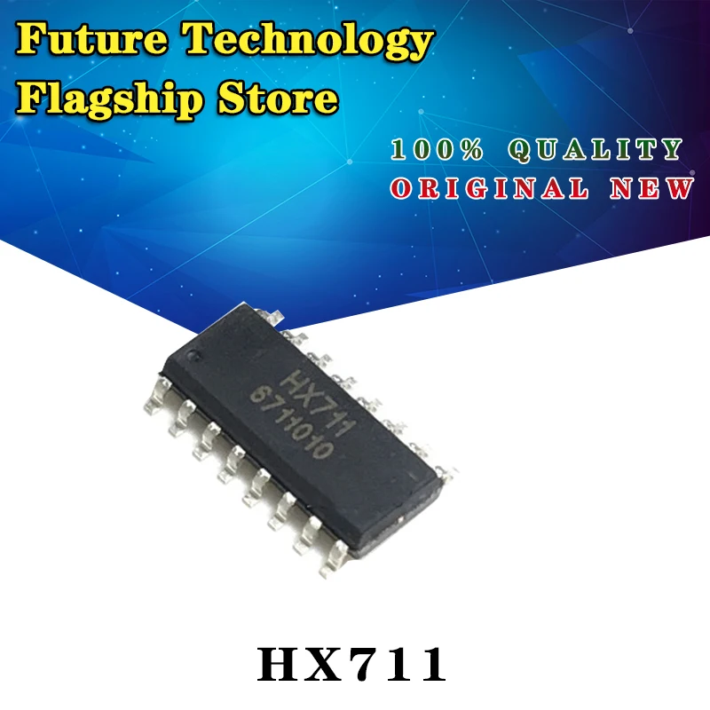 

10pcs new original HX711 SMD SOP16 24-bit precision sensor electronic scale special chip IC