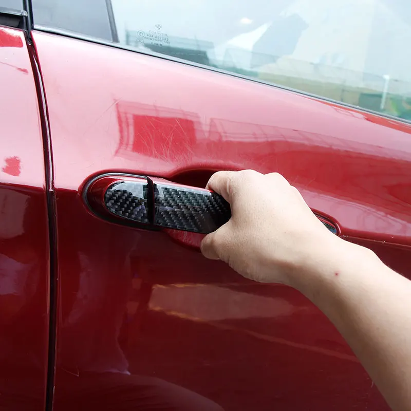 Для BMW 3 4 серии GT E90 F30 F34 F35 2005-2019 мягкая накладка на дверную ручку автомобиля из