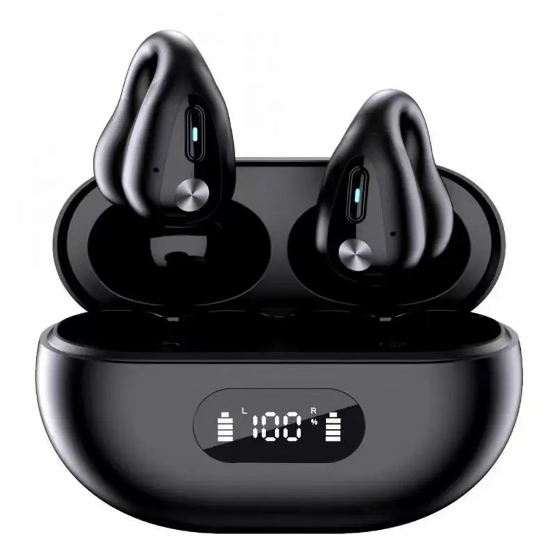 

YYK-Q80 non in ear Bluetooth headset noise reduction ear hook motion digital display extra long endurance ear clip Headset