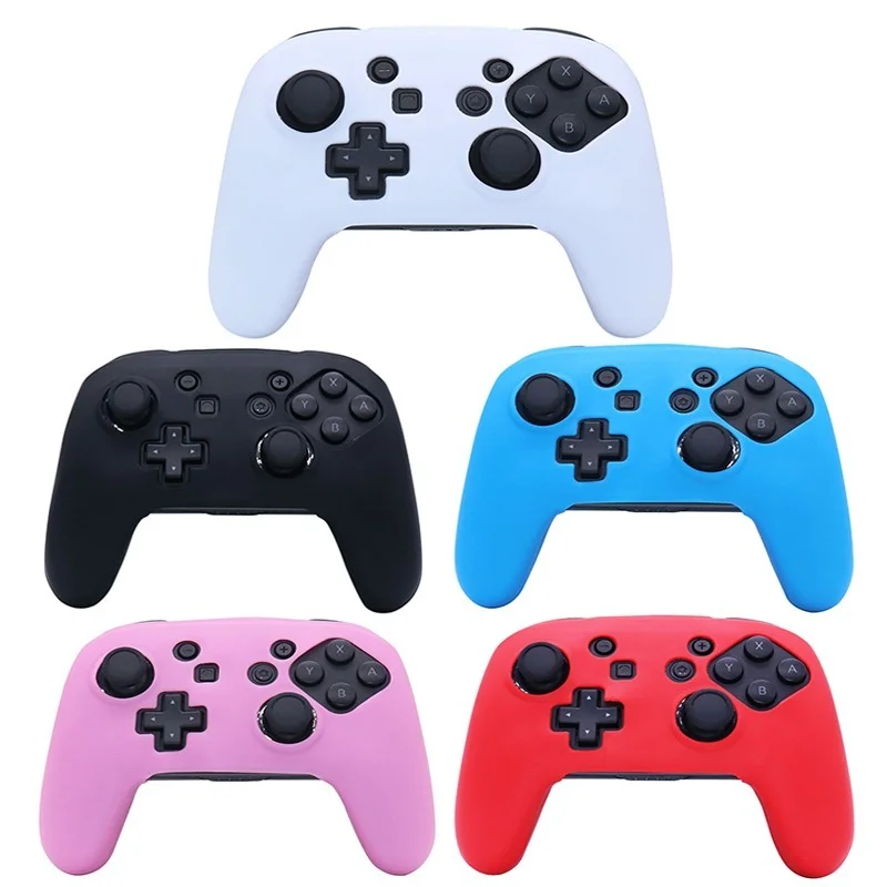 

Soft Silicone Shell Skin Cases For Nintendo Switch Pro Controller Case Gamepad Joystick Cover Housing Video Games Accessories