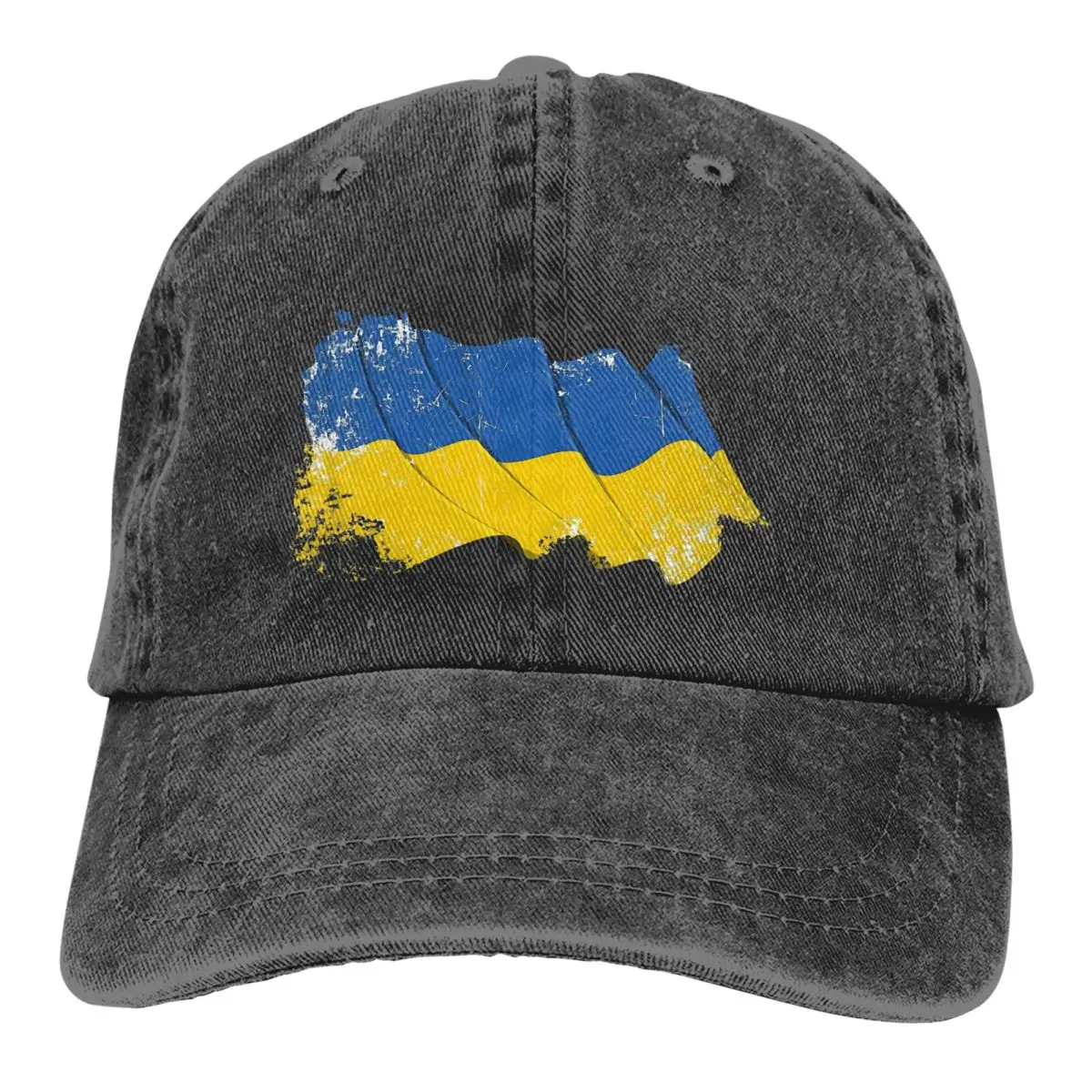 Ukraine Flag Art Baseball Caps Peaked Cap Sun Shade Hats for Men Women