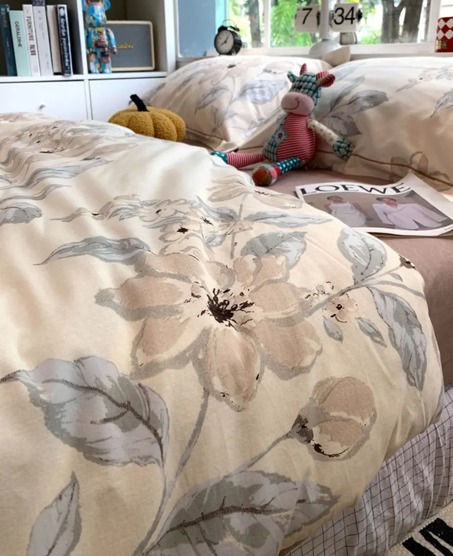 Набор для постельного белья в пасторальном французском стиле с изображением