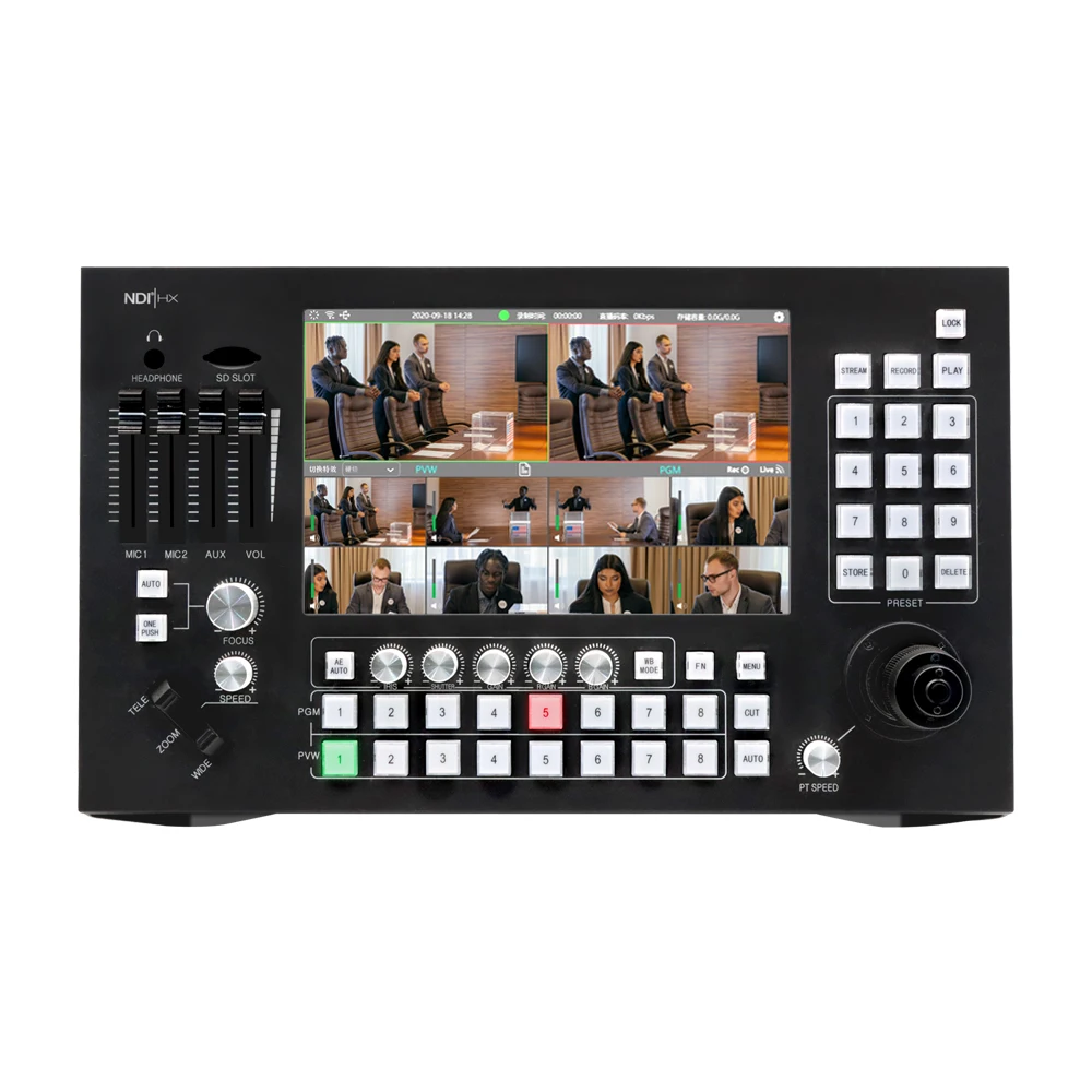 

unisheen h.265 h.264 video stream encoder low lantency transmitter camera to ip live broadcast facebook youtube ustream wowza