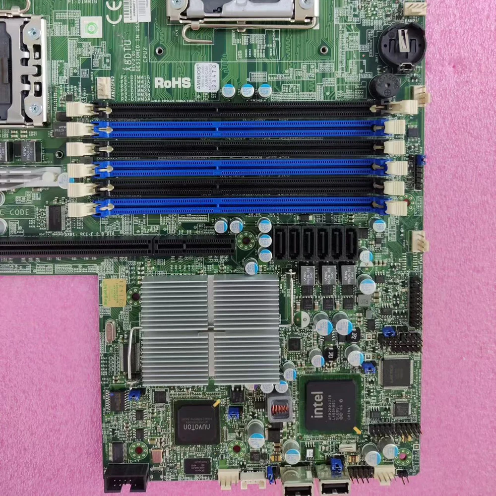 X8DTU для серверной материнской платы Supermicro процессор Xeon 5600/5500 серии 82576