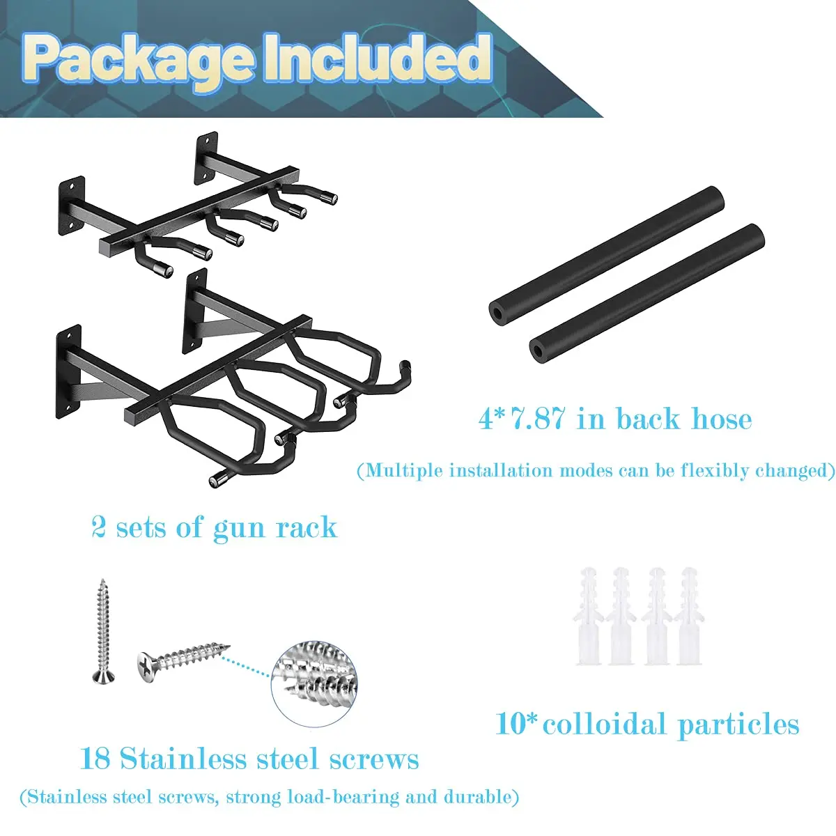 Металлическая оружейная стойка настенное крепление вертикальный шкаф для