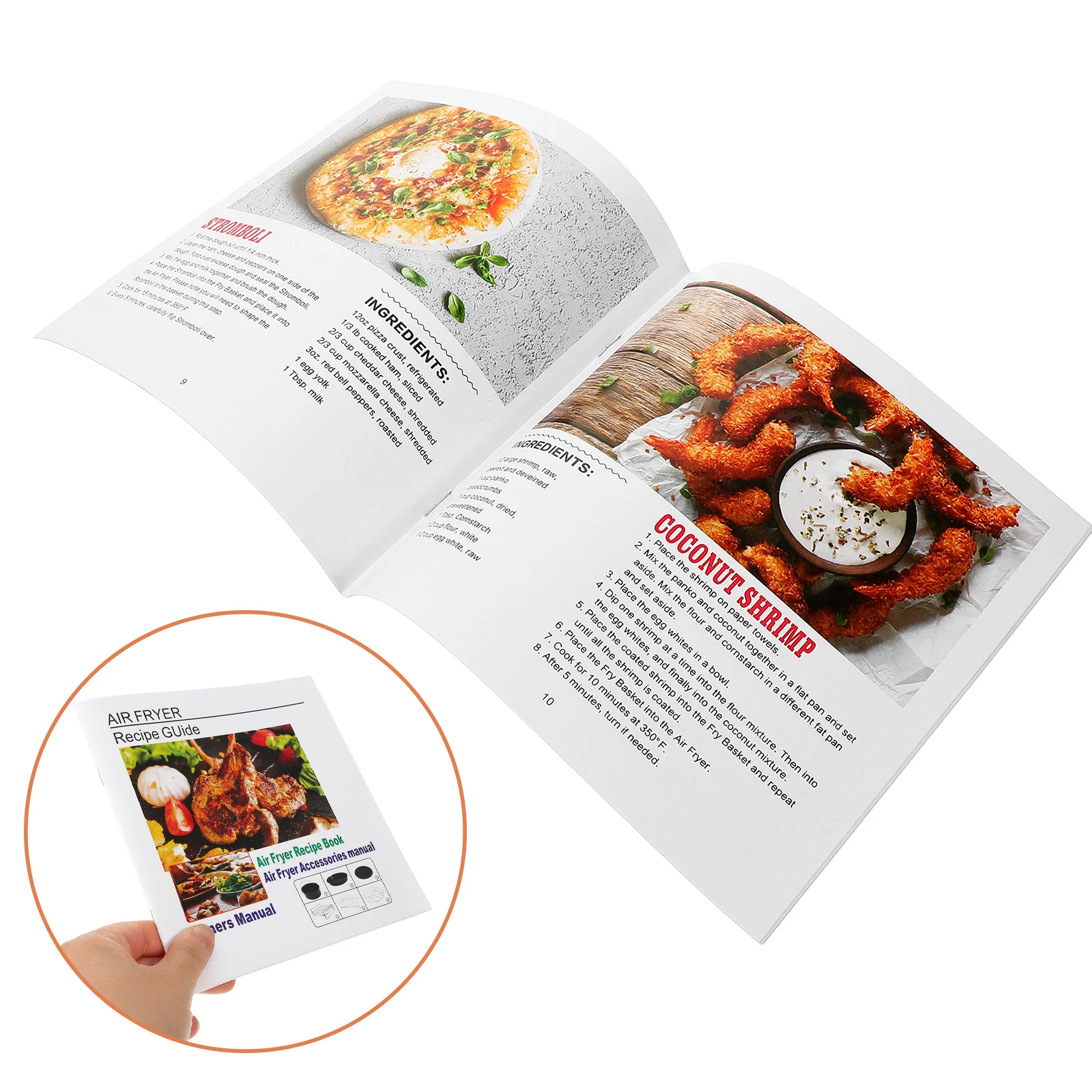 Airfryer Recipes Paper Cook Book for Cookery Easy-going Simple Food