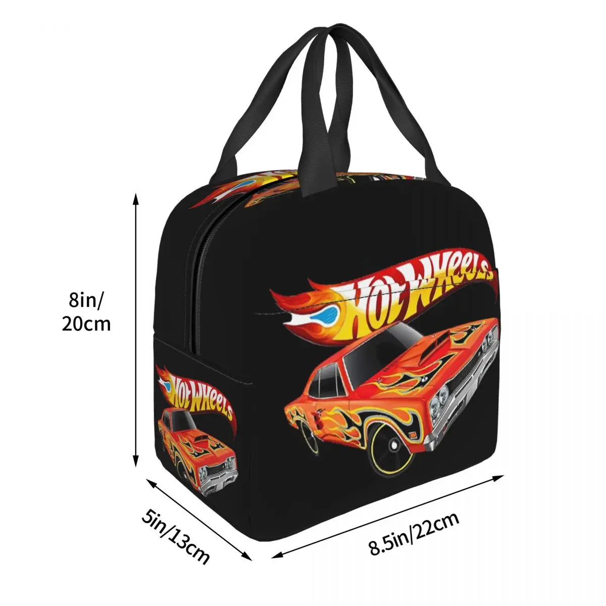 Пользовательские Hot Wheels для фанатов термоизолированная сумка обеда мультяшный