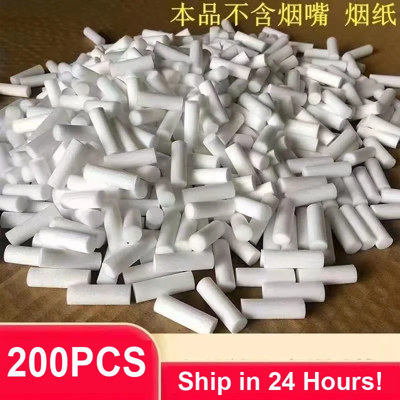 

200pcs 20*8mm Smoke Mouthpiece Sponge coiler DIY Cotton Reduce Tar Tobacco Filter Smoke filter Microfilter Smoking Accessories