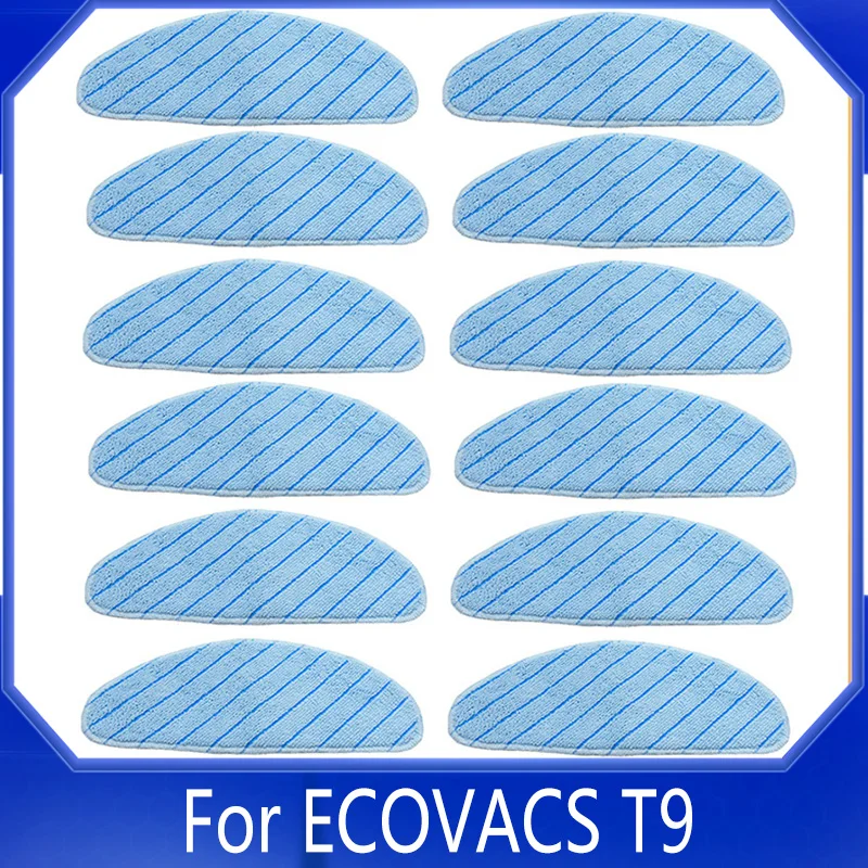 

Washable Mop Pads For ECOVACS DEEBOT OZMO T9 T9 Max T9 AIVI T8 N8 N9 Robot Vacuum Cleaner Microfiber Mopping Cloth Rags Parts