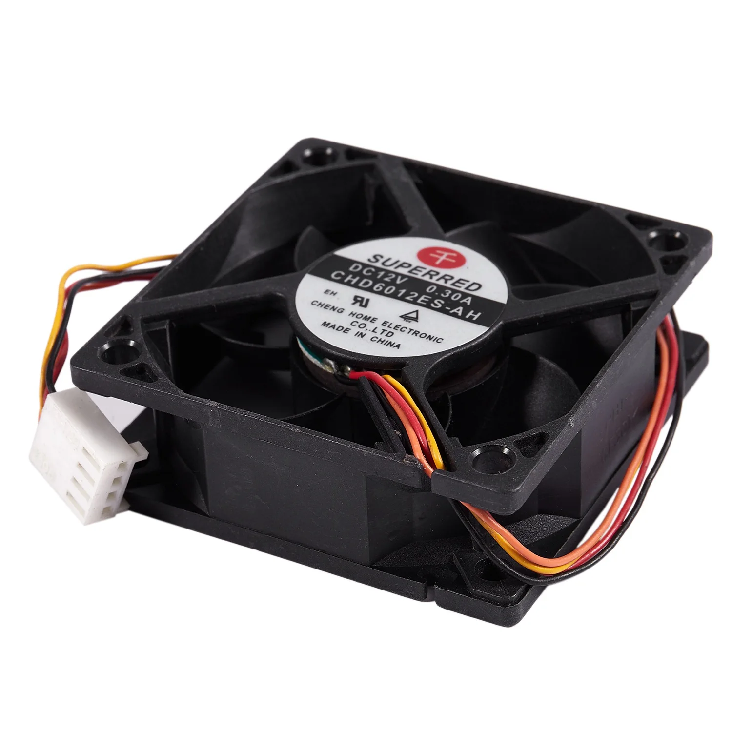 DC 12V 0.3A 60mm 4-контактный соединитель для компьютера