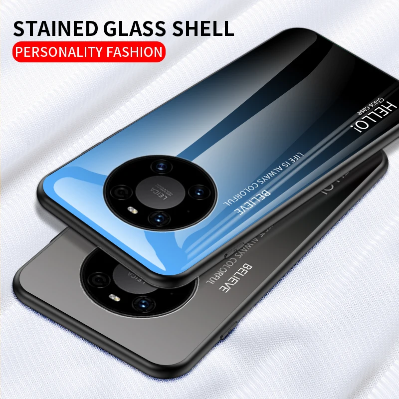 Чехол из закаленного стекла для Honor Magic 4 Lite чехол градиентной расцветки