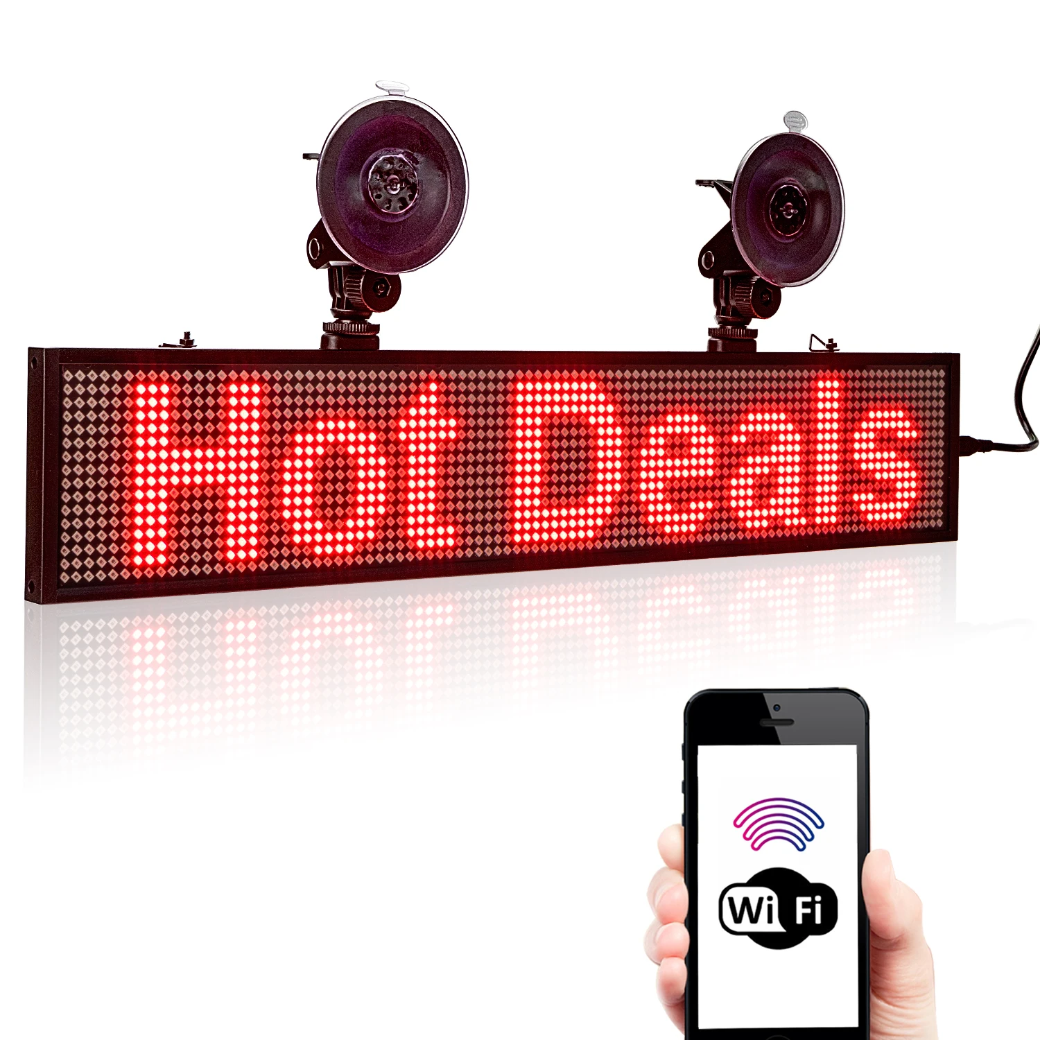 

Светодиодная панель s P5 SMD, 50 см, с Wifi и USB-портом