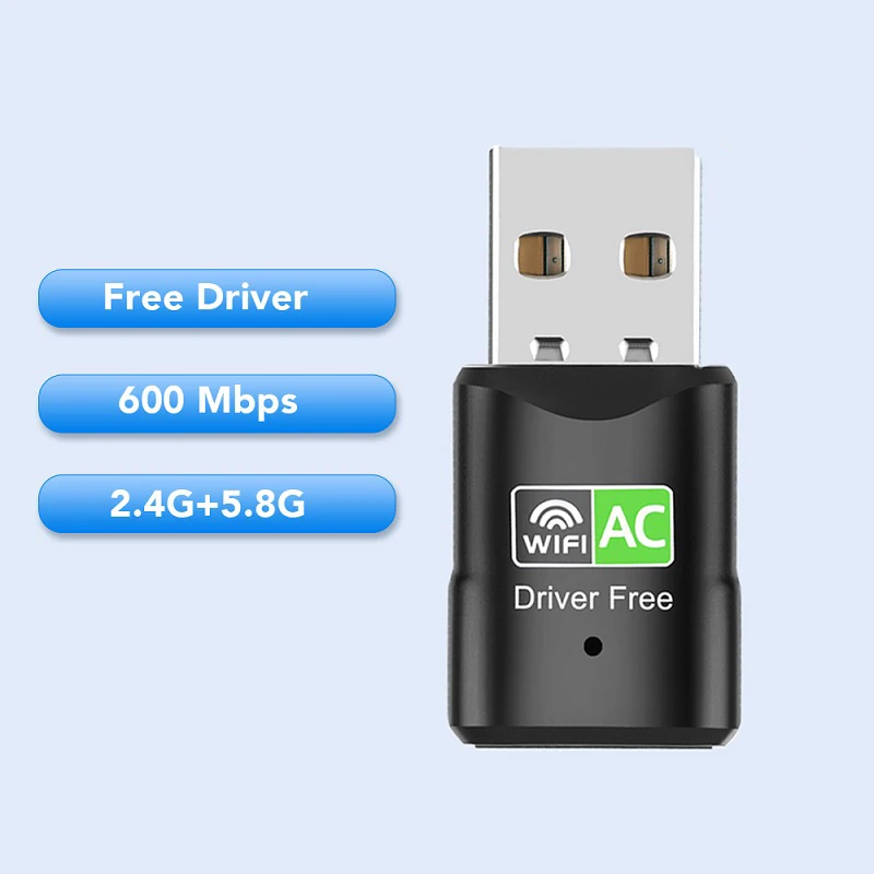 

USB-адаптер Wi-Fi, 600 Мбит/с, 2,4 ГГц