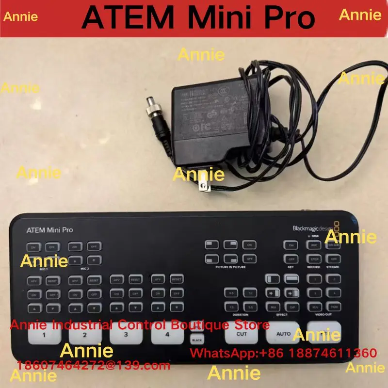 Фото Проверенная б/у станция режиссера ATEM Mini Pro 4-канальная HD №2