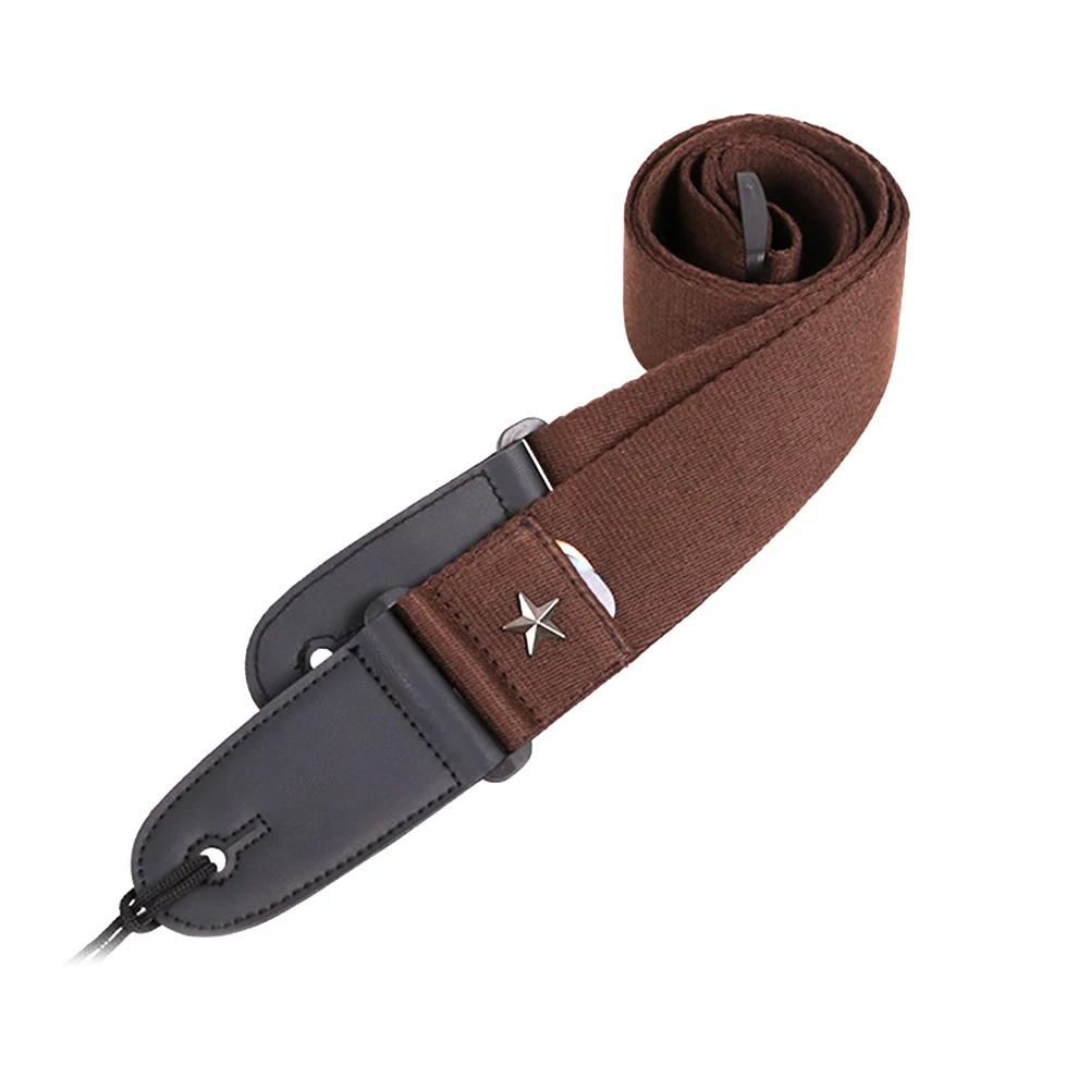 

Adjustable Length Accessories Guitar Strap Shoulder Thicken Fashion Soft Acoustic Bass Anti Slip Shoulder Belt Parts Durable