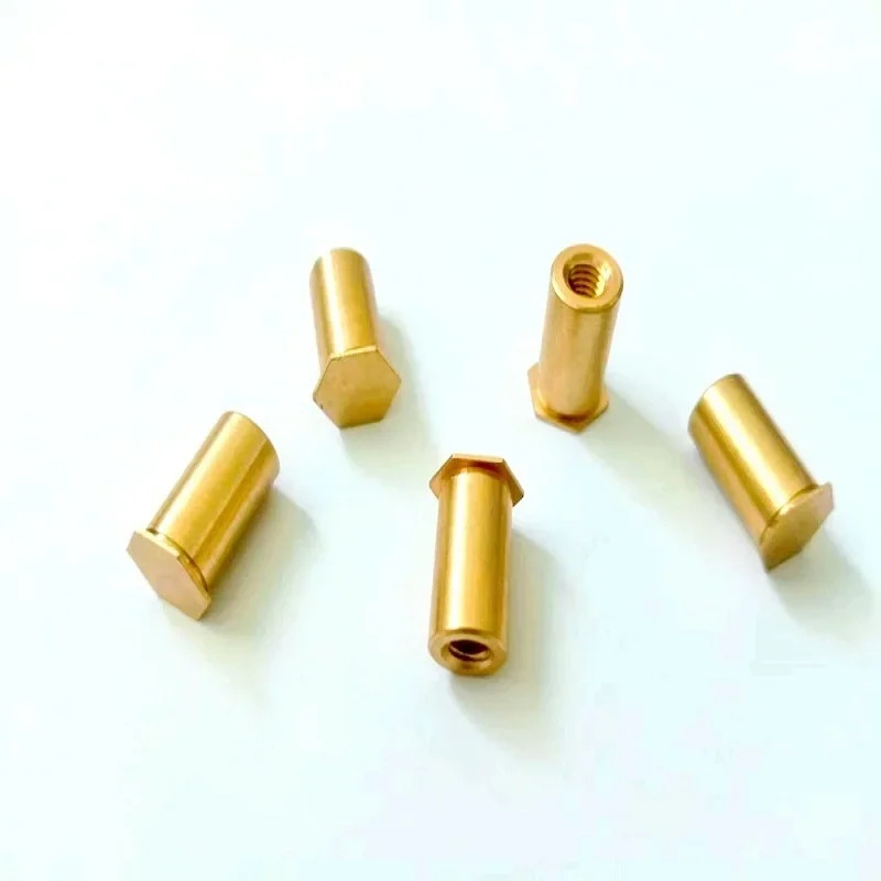 Латунное отверстие для слепых отверстий оригинальная гайка шасси листовая