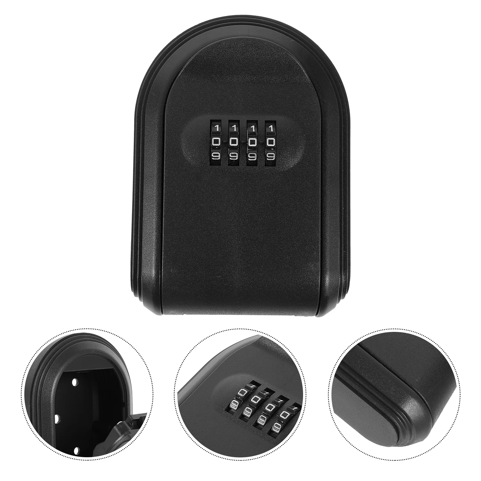 

Wall Mount Key Lock Box Combination Lock Key Hider Large Key Storage Holder Key Plastic Container
