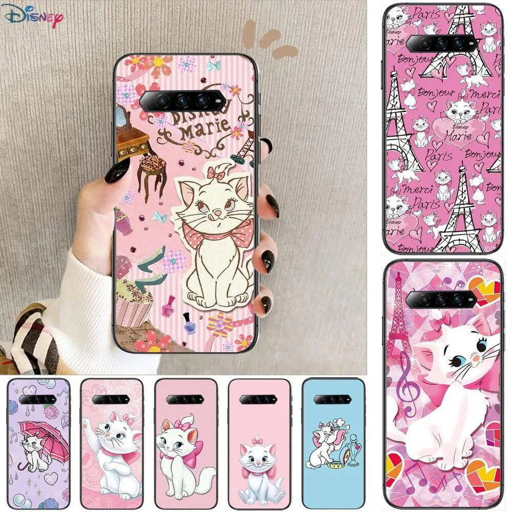 

disney cute mary cat Phone Case For xiaomi redmi Black Shark 4 Pro 2 3 3s Cases Helo Black Cover Silicone Back Prett mini cover
