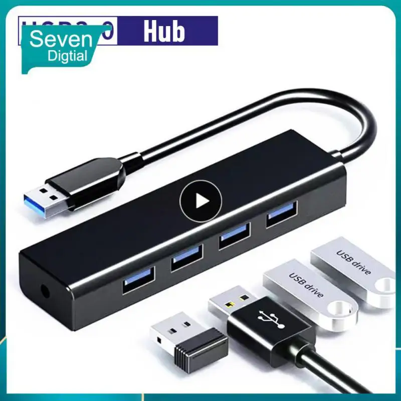 

Portable 4-in-1 Expander Multi-splitter Adapter Otg 480mbps Usb Hub For Pc Computer Accessories High-speed Usb Multiport Hub