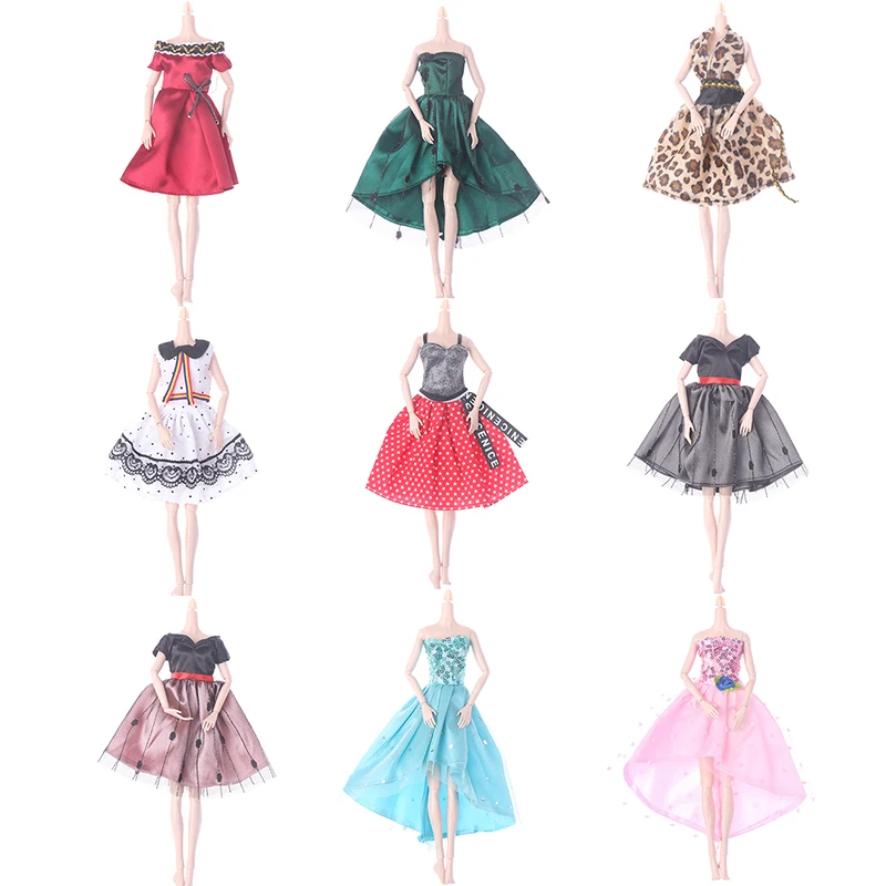 

30cm Doll Clothes Gorgeous Handmade Dresses Daily Fashion Suit Outfit Party Skirt Various Style Dolls Barbies Doll Accessories