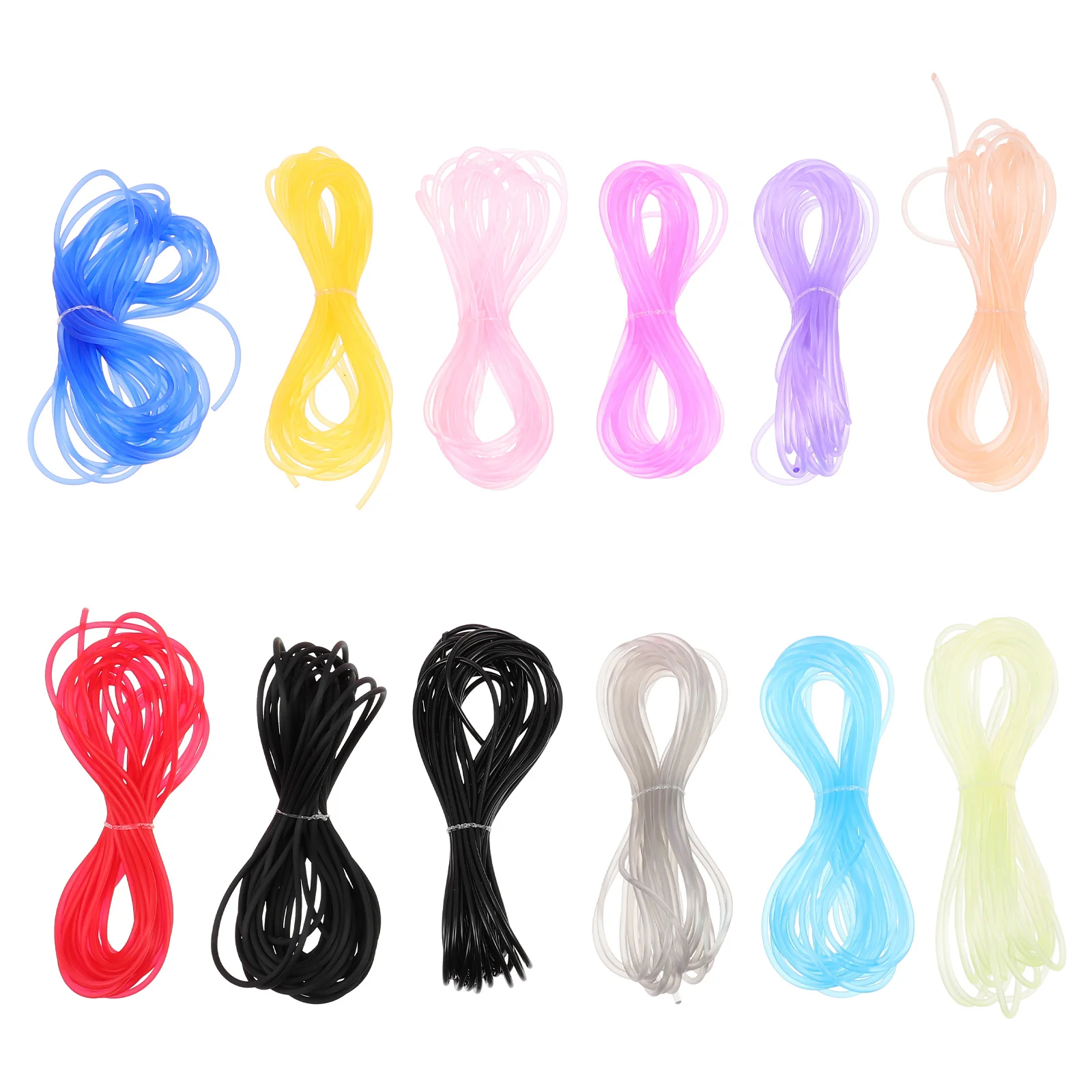 

Cord Silicone String Rope Necklace Thread Jewelry Bracelet Beading Decorative Cords Beaded