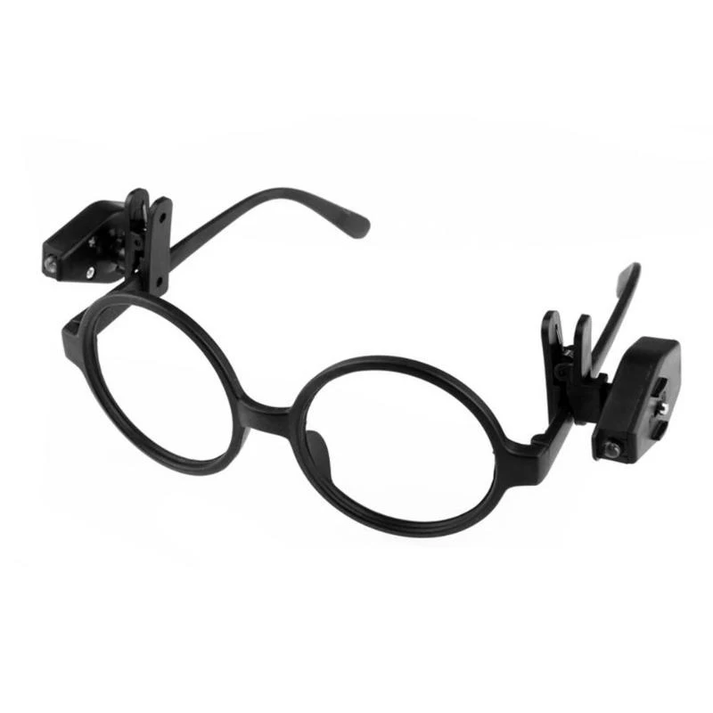 

2PCS Mini Flexible Book Reading Lights Flashlight Universal Portable LED Glasses Reading Lamp Clip Lantern Adjustable Eyeglasses