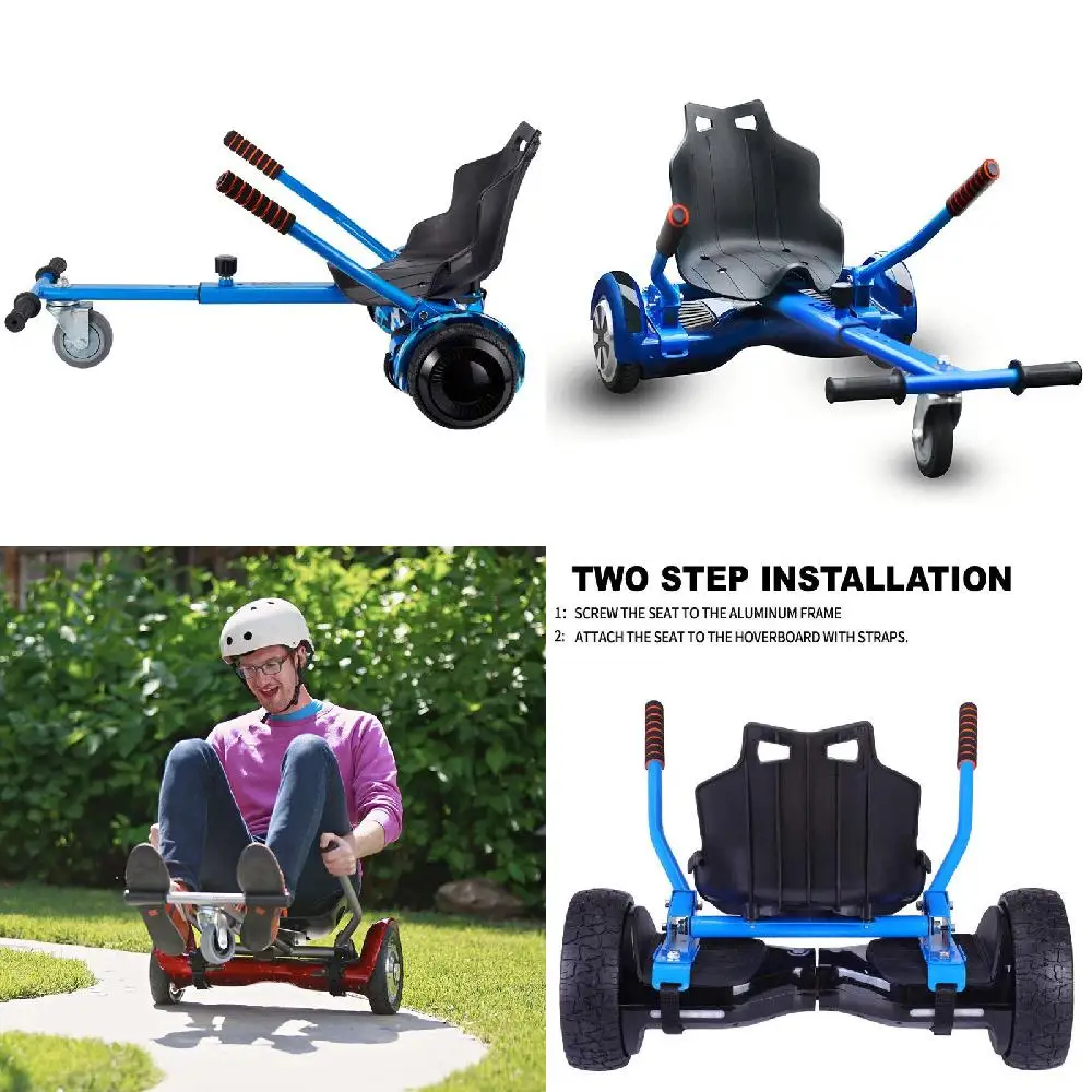 

Adjustable, Compact, and Fun Blue Hovercart Attachment!