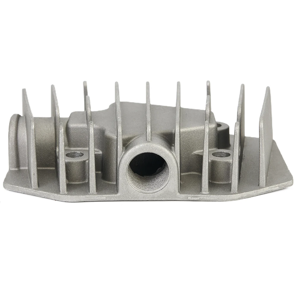 

1pc Air Compressor Cylinder Head G1/2in Thread Female Threaded Cylinder Head Air Compressor Spare Parts Hardware 48x72mm