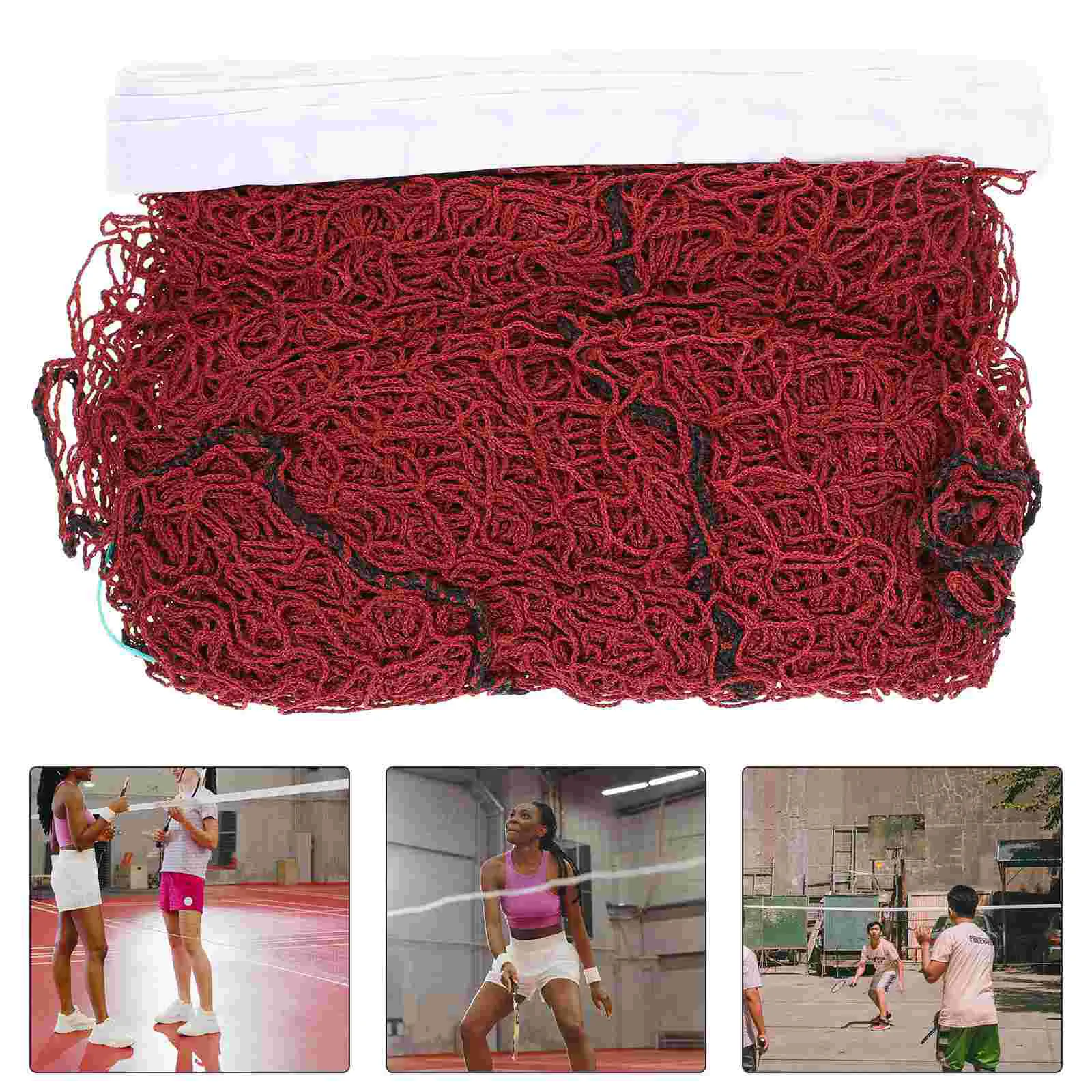 

Net Badminton Sports Portable Volleyball Outdoor Tennis Mesh Replacement Block Indoor Foldable Wear Resist Netting Court Nylon