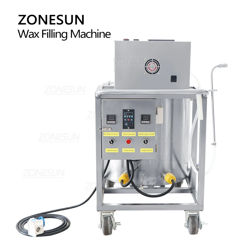 ZONESUN ZS-GTCD автоматическая машина для плавления и смешивания сои горячего парафина