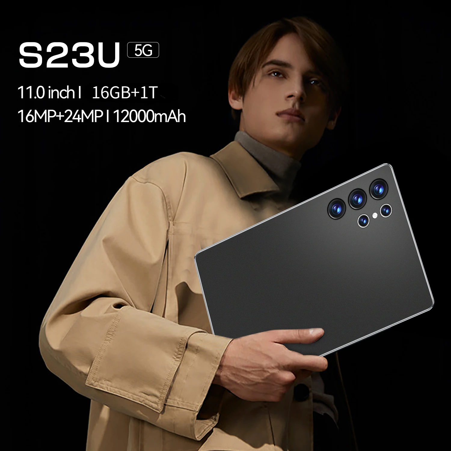 

Original S23 Ultra Tablet 11inch 16GB 1T Android12.0 Global Version 5G 12000mAh 16+24MP Wifi Tablet PC For Work Google Play