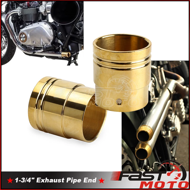 

Для Harley Chopper Bobber Cafe Racer прямая заглушка универсальные наконечники выхлопной трубы 1-3/4 "1,75" глушитель выхлопной трубы декоративная накладка
