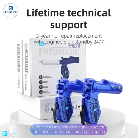 P1030 электрический вспомогательный пневматический прецизионный дозирующий клеевой пистолет для материнской платы телефона, печатная плата BGA, паяльные инструменты для ремонта сварки