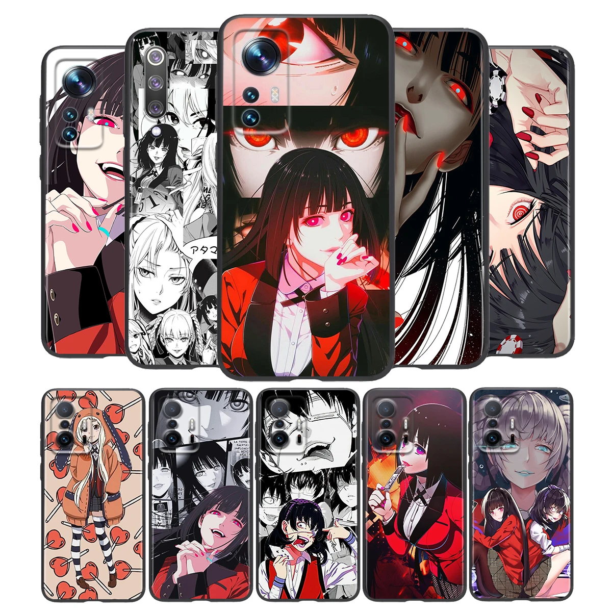 

Anime Kakegurui Yumeko Silicone Cover For Xiaomi Mi 12 11i 11T 11 10i 10T 10 9 9T SE Lite Pro Ultra HyperCharge Phone Case