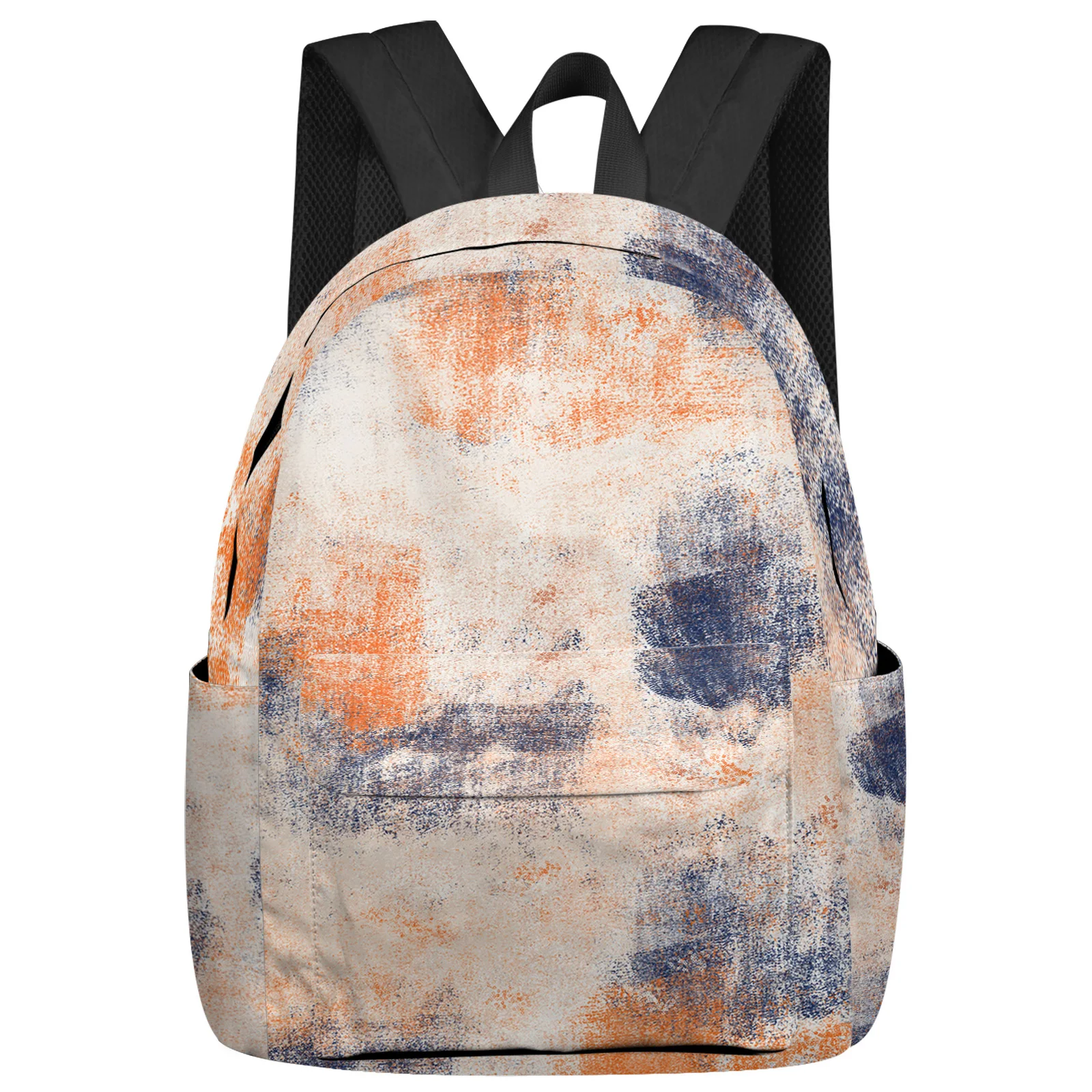 

Abstract Modern Polypropylene Backpack Students Casual Travel Large Handbags High Capacity Schoolbag Teenager Bookbag