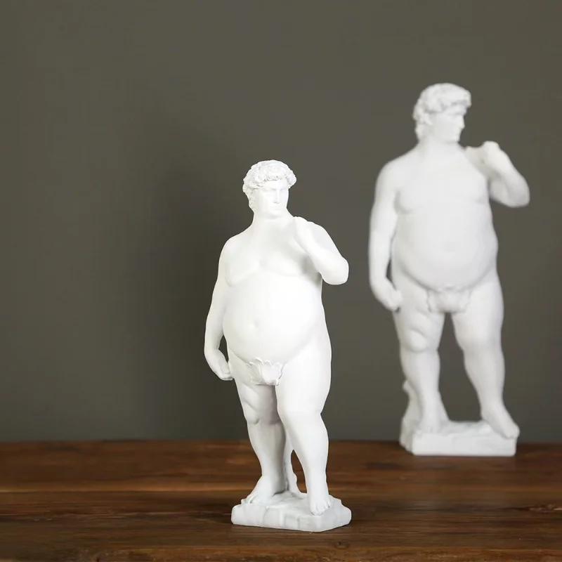 Креативная портретная скульптура Дэвида из смолы художественный декор для
