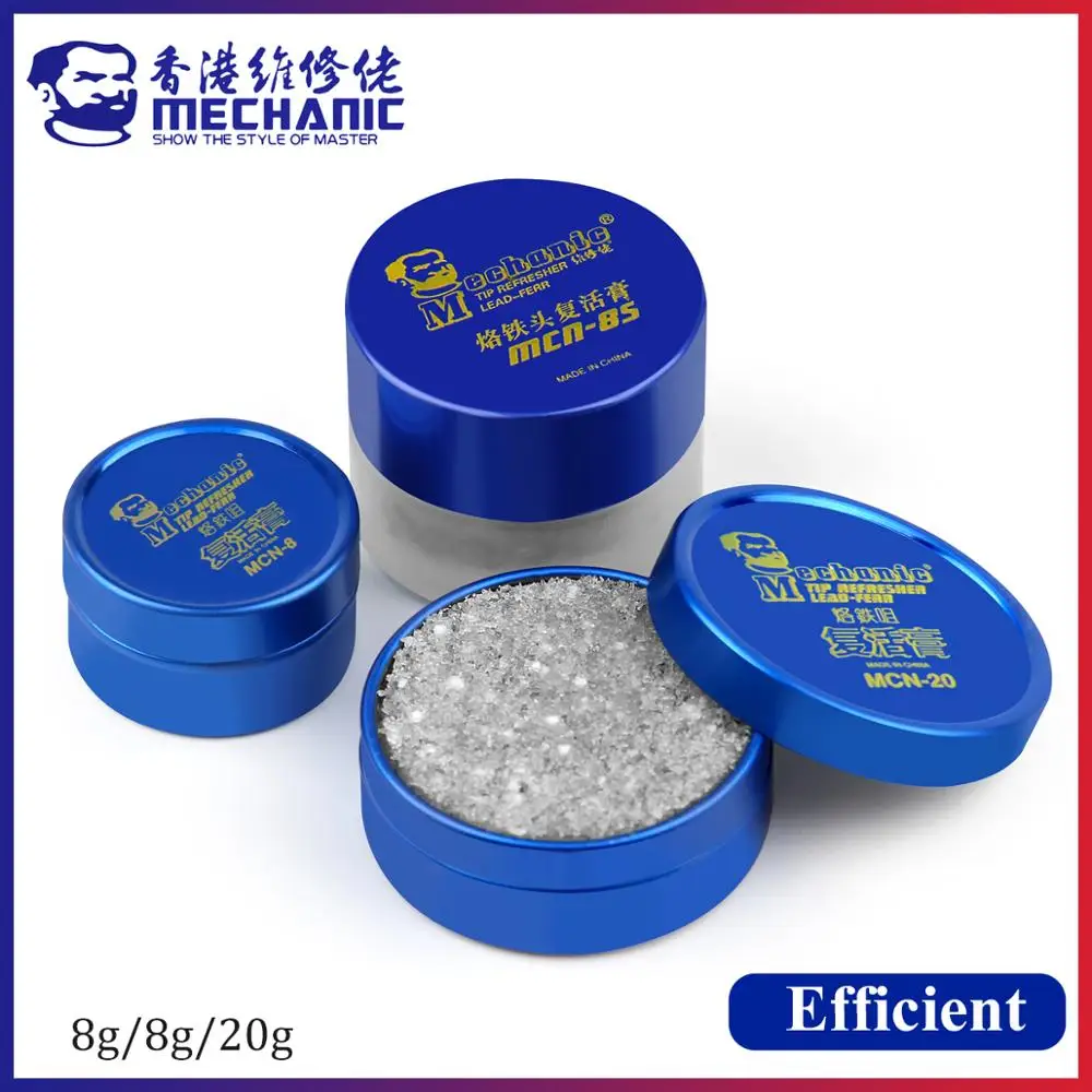 

MECHANIC N Series Electrical Soldering Iron Tip Refresher Clean Paste Welding Flux Cream For Oxide Solder Iron Head Resurrection