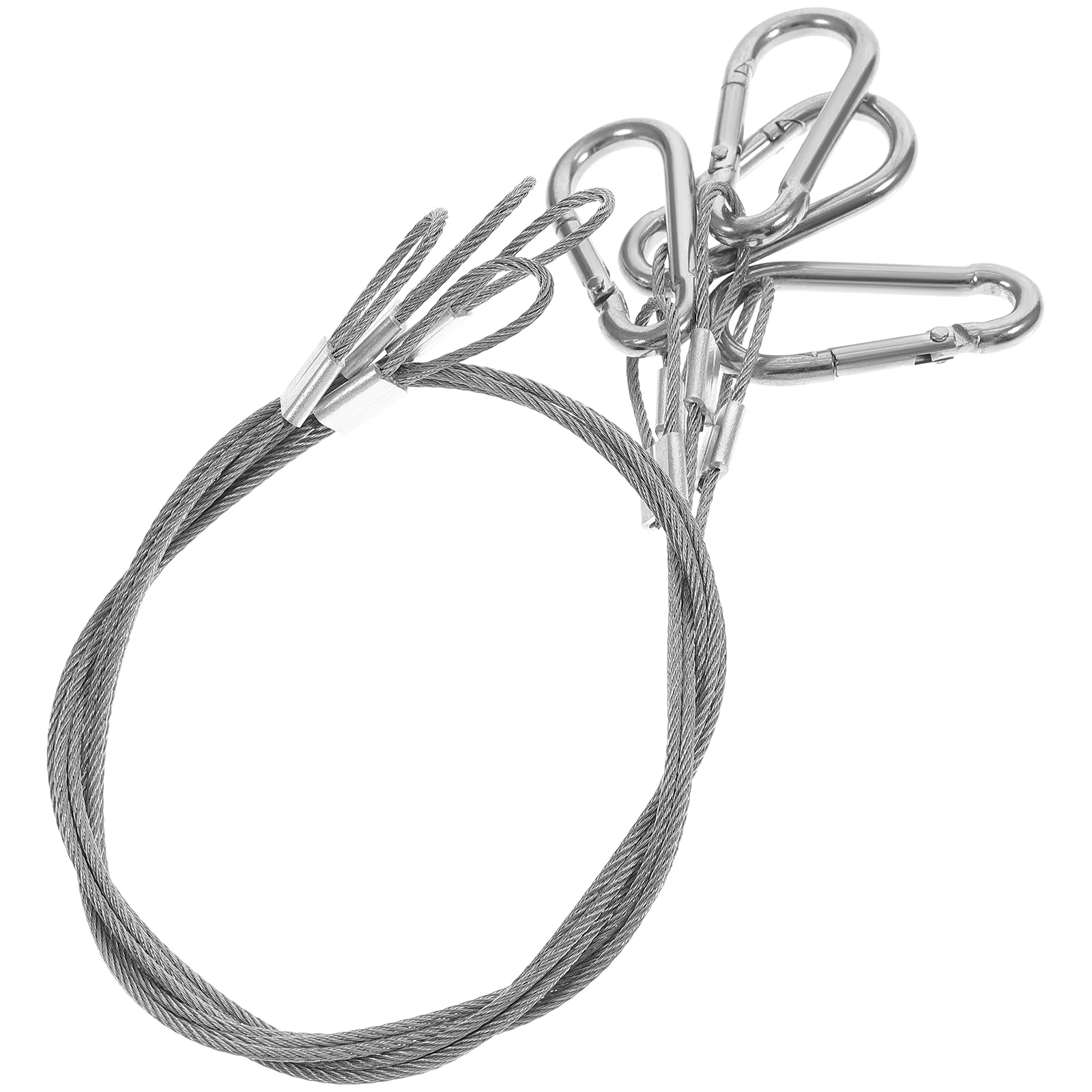 

Cable Safety Steel Lock Wire Lanyard Stainless Luggage Rope Braided Ropes Locks Light Duty Quick Release Pin Flexible Thin
