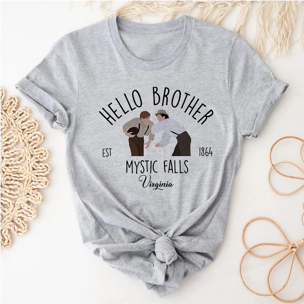 Футболки Дневники вампира для подростков уличная одежда классические дышащие