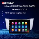Для Lexus RX300 RX330 RX350 RX400H автомобильный Android 10,0 радио плеер Carplay 4G DSP GPS DVD DVR автомобильный мультимедиа 8 ядер 2004-2009