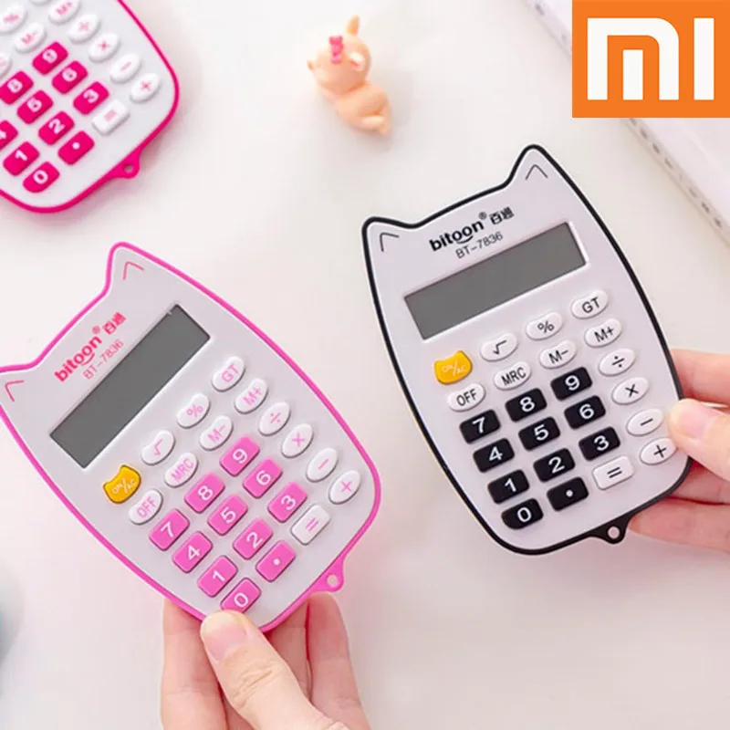

Xiaomi Multi-purpose Student Calculator with a CLear LED Display 1 x AAA Battery Powered Desk Electronic Calculator for School