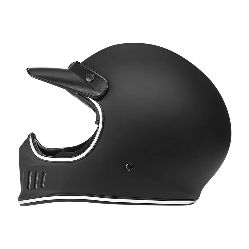 Suitable for vintage helmets, full helmets, electric motorcycles, Harley cruising locomotives, full covering helmets enlarge