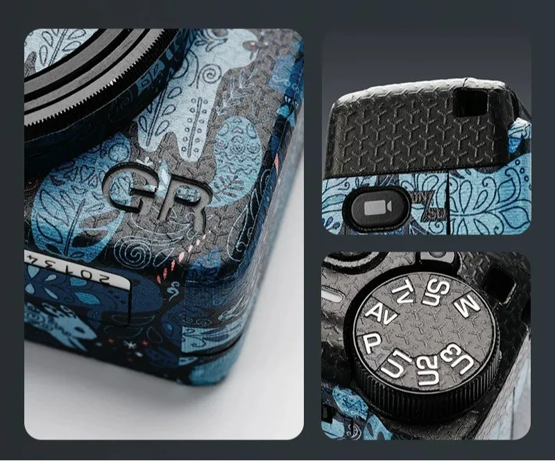 Фото Наклейка для камеры Ricoh GR4 IV GR4 HDF, без остатков, премиум-декаль Luna Ultra, защитная виниловая пленка для корпуса камеры. №5