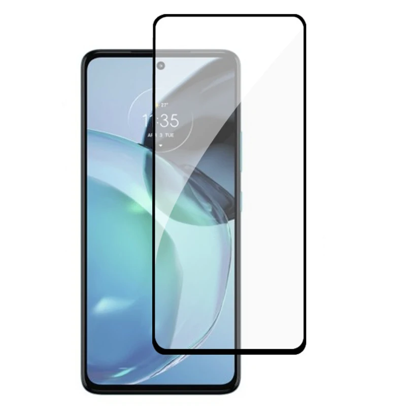 

9D Tempered Glass for Motorola Moto G72 Black Edge Clear Screen Protector for Motorola MotoG72 9H Protective Front Glass